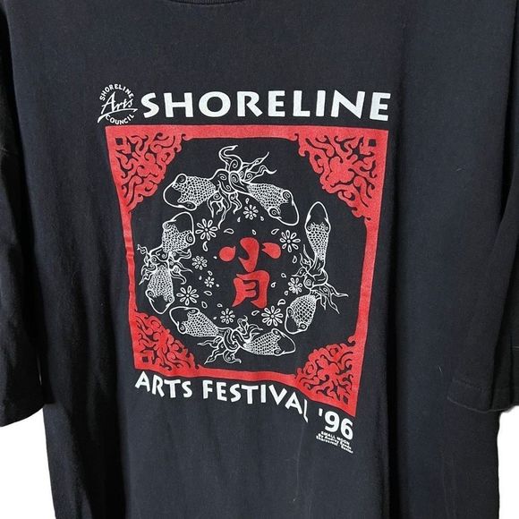 VTG 1996 Seattle Shoreline Arts Fetival T Shirt XXL - Picture 2 of 4